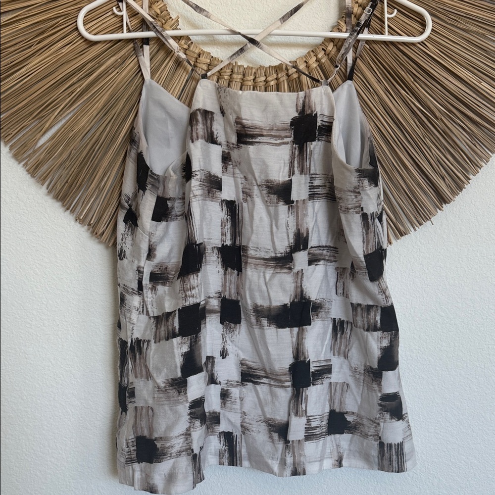 Armani Exchange Monochrome Checkered Camisole - Picture 7 of 10